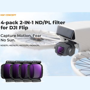 K&F Concept DJI Flip 드론용 ND/PL 2in1 필터 키트 AGC Glass (새상품) 2368 이미지