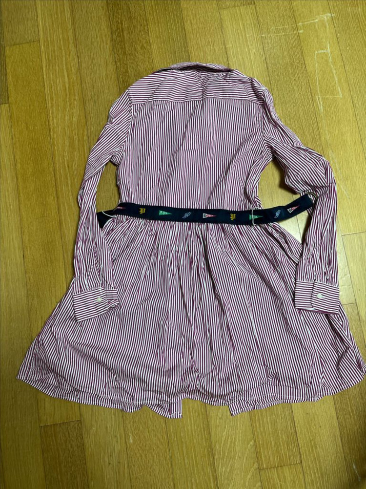 무료배송) 여아 폴로 랄프로렌 스트라이프 셔츠 원피스 이미지