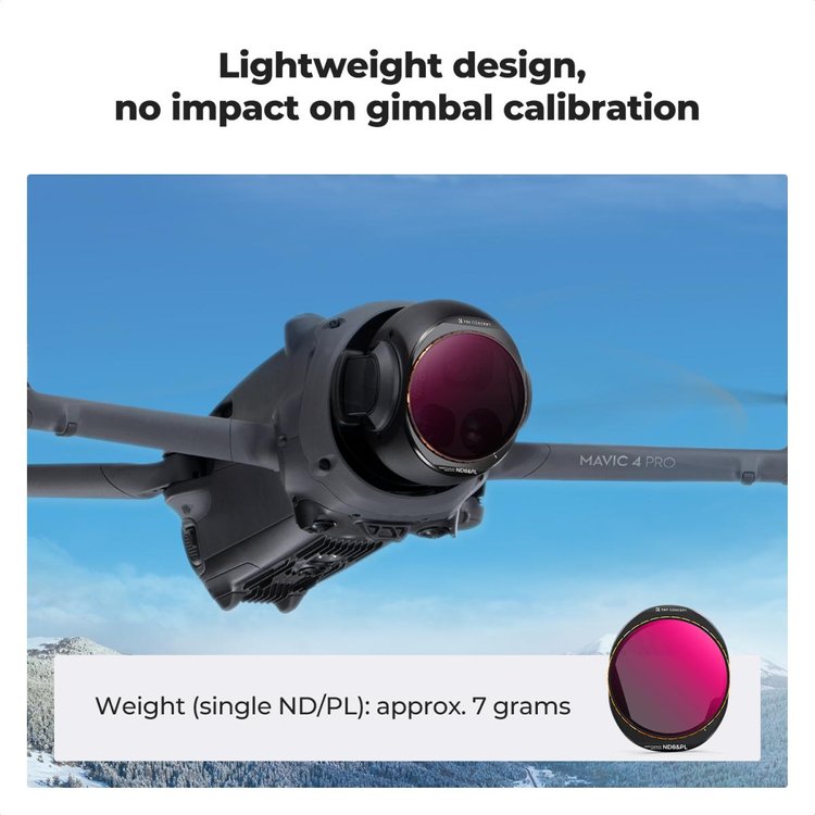 K&F Concept DJI 매빅 4 PRO 드론용 2in1 필터 키트 (새상품) AGC Glass (1641) 이미지