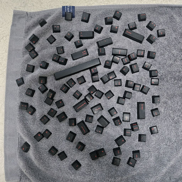 레오폴드 키캡 (블랙/레드) 이미지