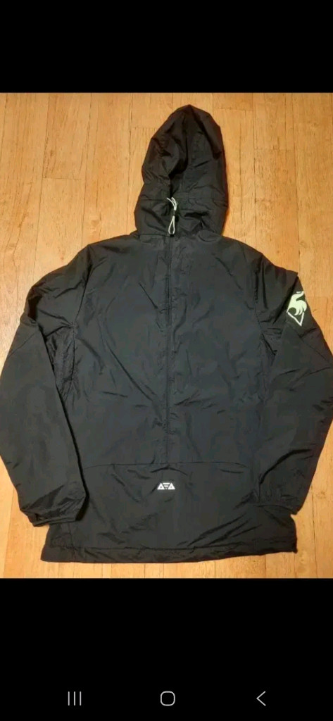 (새옷수준,정품)르꼬끄 스포르티브 후드 바람막이 블랙 자켓, 95 이미지