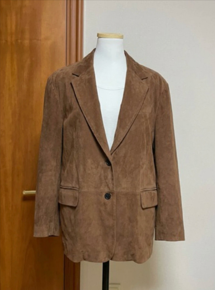 Max Mara Weekend 롤란다 스웨이드 자켓 S, 최상급. 정품 이미지