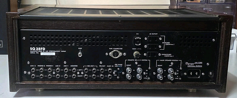 럭스만 SQ-38FD 진공관 인티앰프 이미지