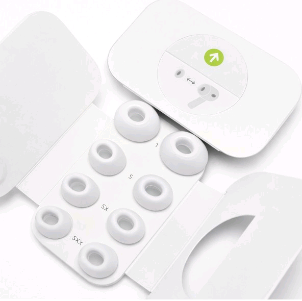 애플 에어팟 3 프로 이어팁 XXS XS S L 전체 사이즈 풀 세트 이미지