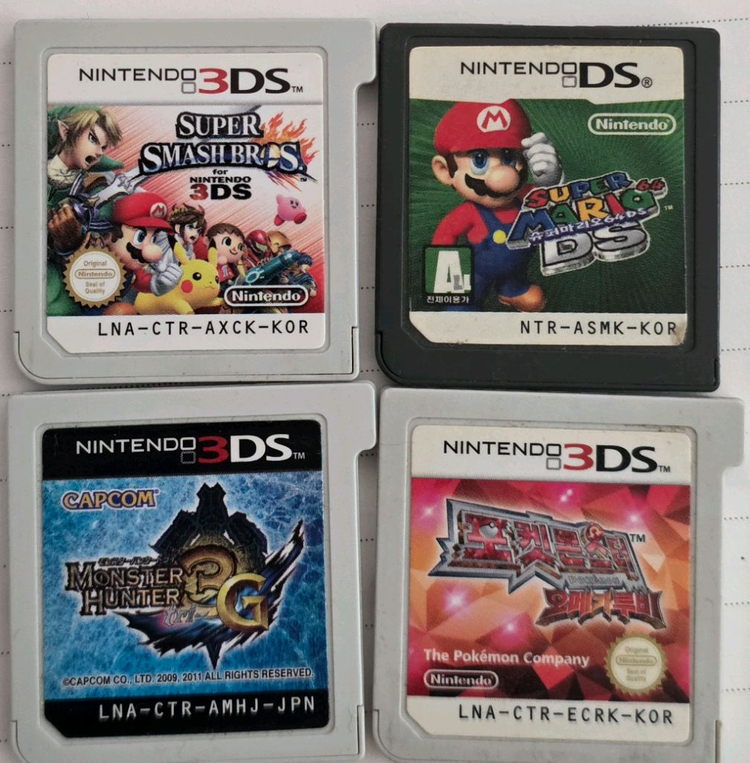 포켓몬스터 4세대 포함 DS/3DS 칩 판매합니다 이미지