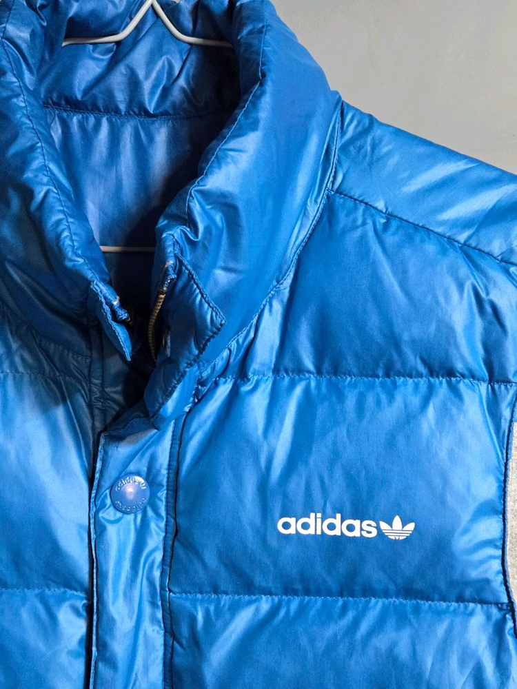 아디다스 양면패딩 조끼 블루 95 이미지