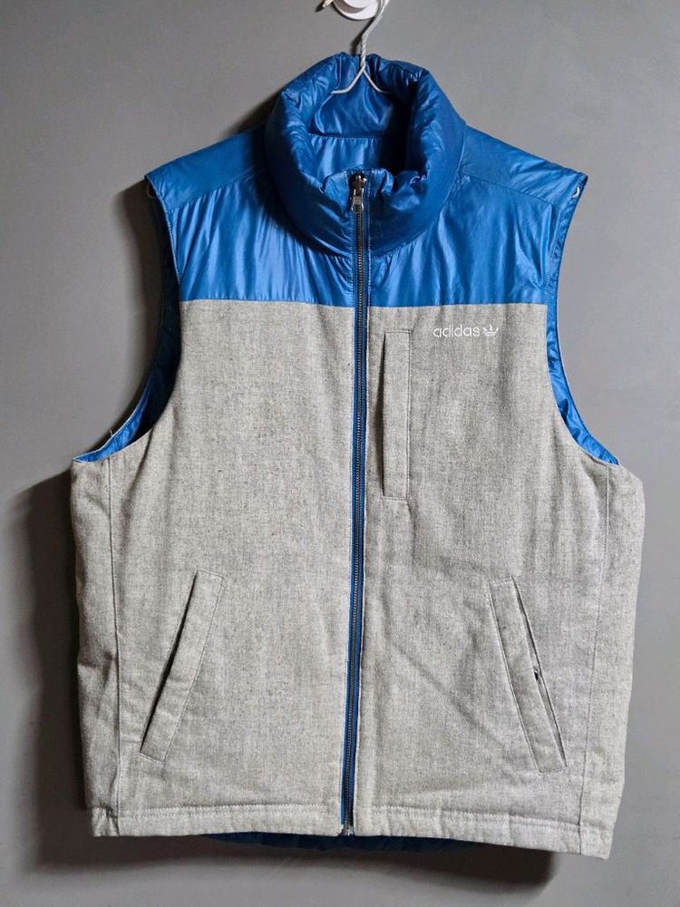 아디다스 양면패딩 조끼 블루 95 이미지