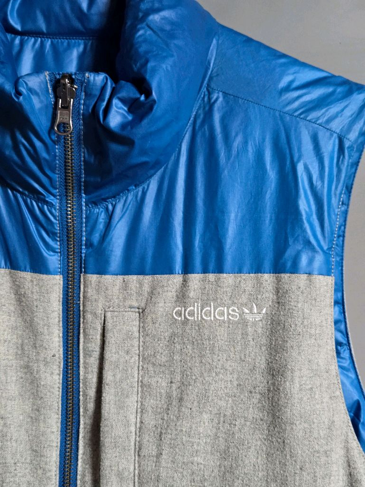 아디다스 양면패딩 조끼 블루 95 이미지