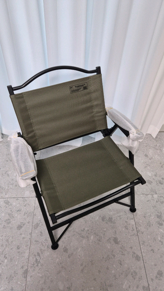 폴라리스 실렌티움 카키 F1 캠핑 의자 이미지