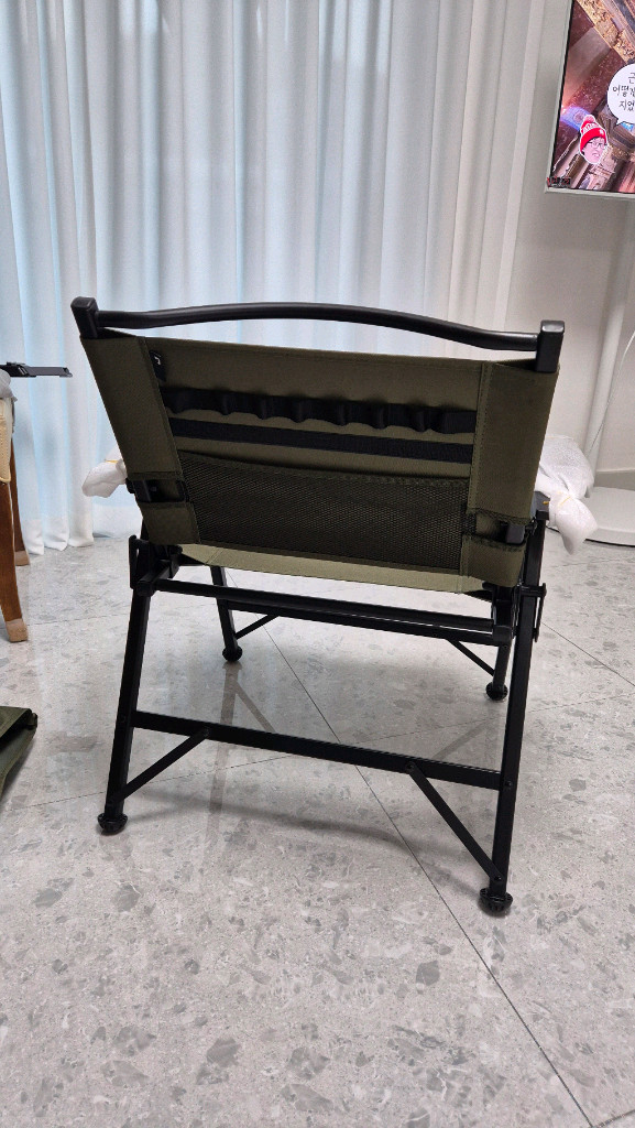 폴라리스 실렌티움 카키 F1 캠핑 의자 이미지