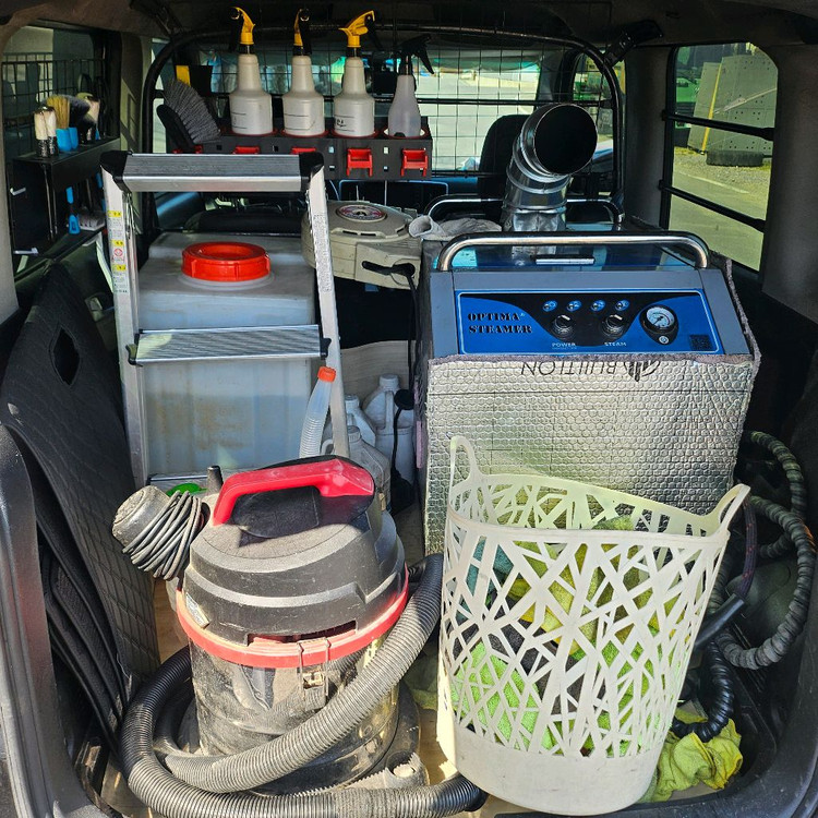 레이벤 출장스팀세차 세팅차량 출장세차 스팀세차 판매 이미지