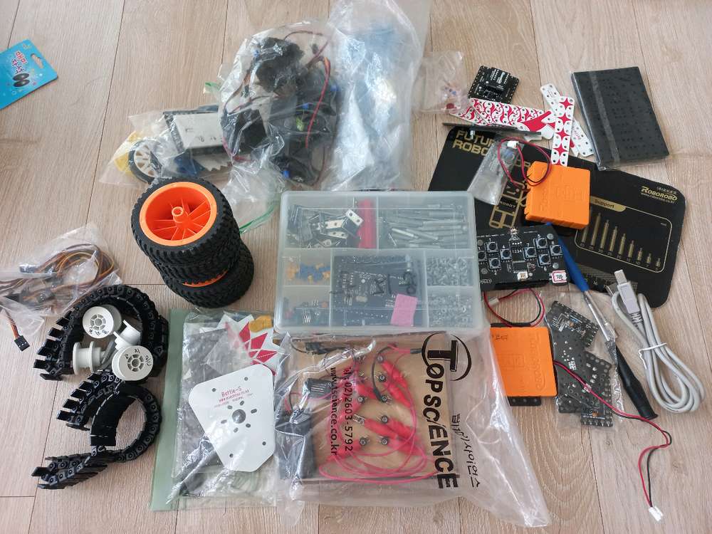 로봇 창의교실 교육 세트 이미지