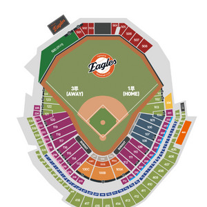 3월 28일(토) 한화이글스 vs 키움히어로즈 내야지정석A 2층 판매 이미지