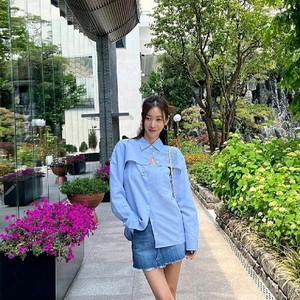 고걸 린넨 레이어드 나시 셋업 이미지