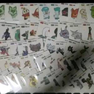 포켓몬 띠부씰 4.9세대 55종세트 이미지