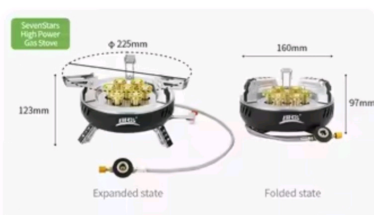 버너 실속형 중형 7구 가스 버너 (새상품) 이미지