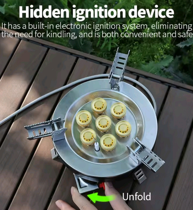 버너 실속형 중형 7구 가스 버너 (새상품) 이미지