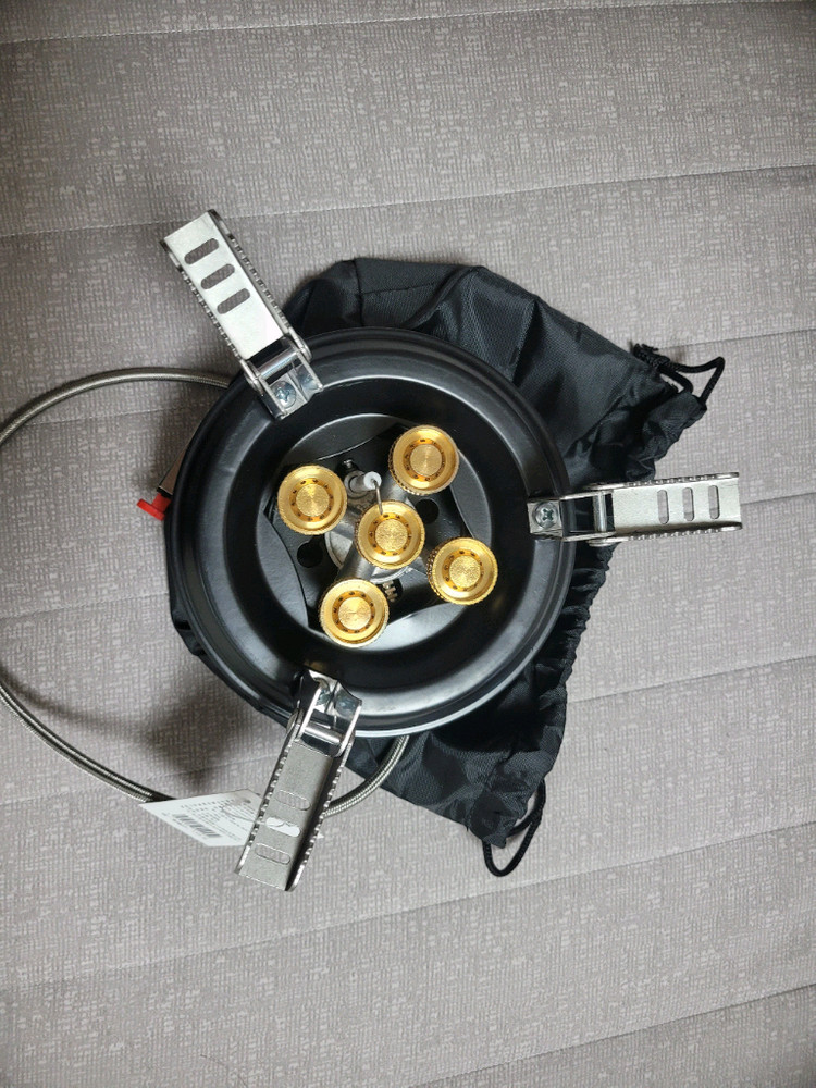 캠핑 일반형 중형 5구 가스 버너 스토브 (새상품) 이미지