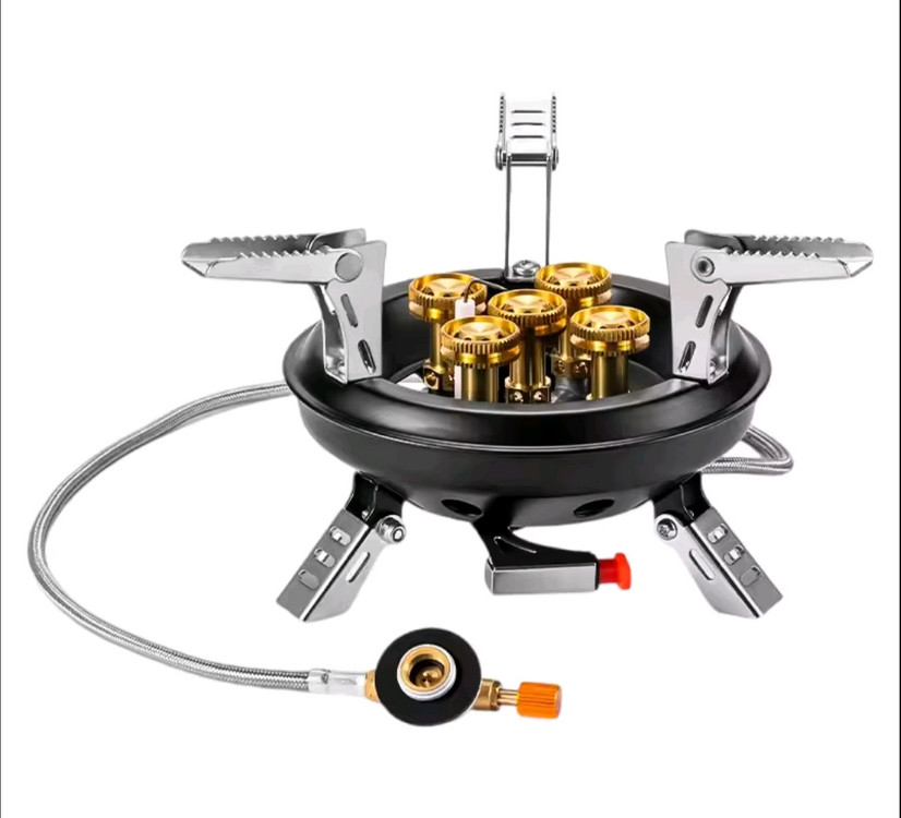 캠핑 일반형 중형 5구 가스 버너 스토브 (새상품) 이미지
