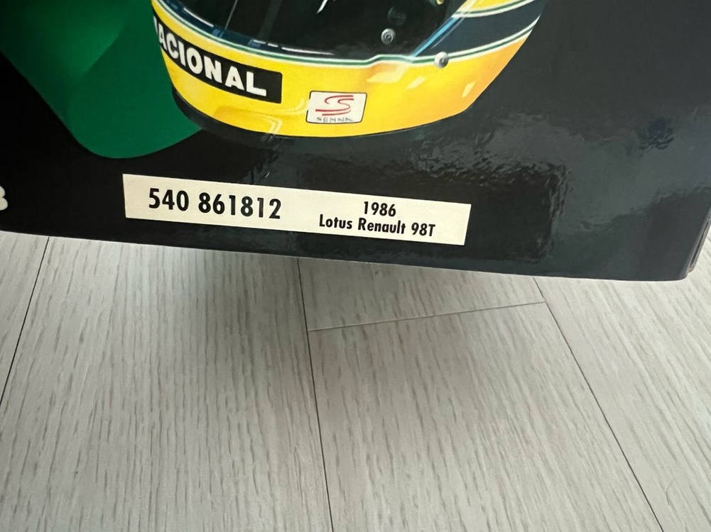 미니챔프 로터스 르노 98t 아일톤 세나 1:18 f1 다이캐스트 이미지