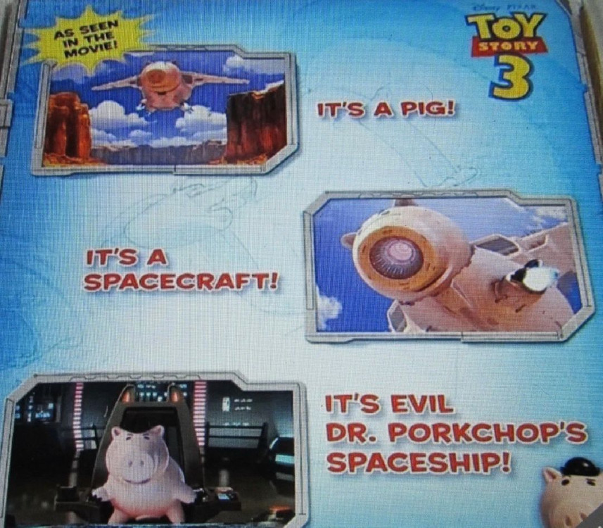 토이스토리3 포크찹 햄 우주선 마텔 한정판 피규어 이미지