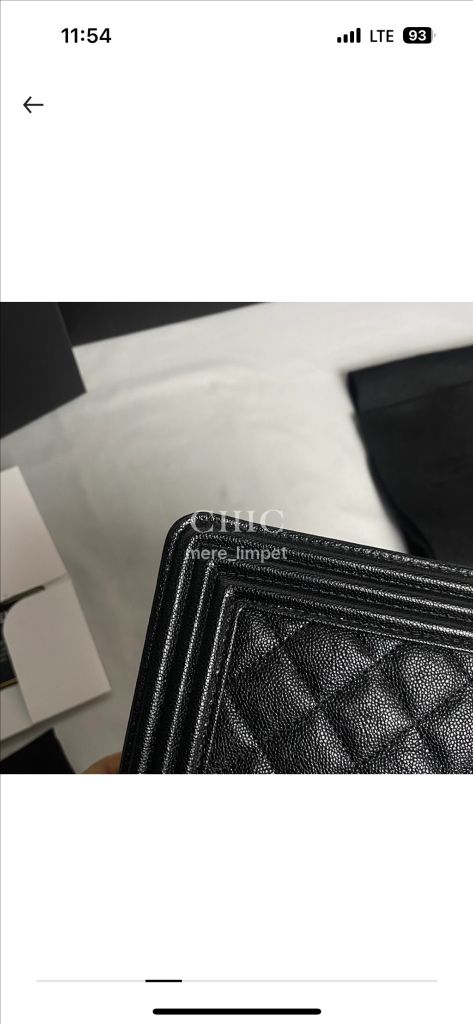 [풀구성 정품] 샤넬 보이사첼 뉴보이 캐비어 금장 이미지