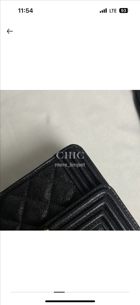 [풀구성 정품] 샤넬 보이사첼 뉴보이 캐비어 금장 이미지