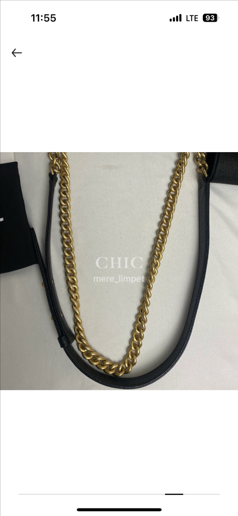 [풀구성 정품] 샤넬 보이사첼 뉴보이 캐비어 금장 이미지