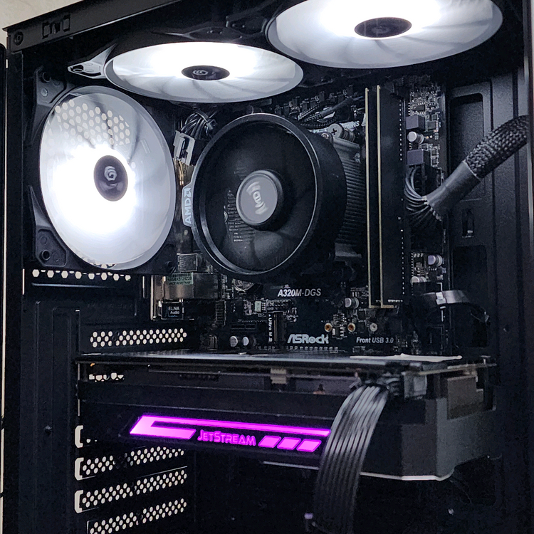 (S급)게이밍 라이젠5-2600X, GTX1060*6GB, DDR4램 16GB 컴퓨터 본체 이미지