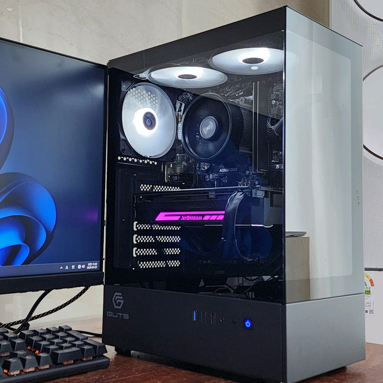 (S급)게이밍 라이젠5-2600X, GTX1060*6GB, DDR4램 16GB 컴퓨터 본체 이미지