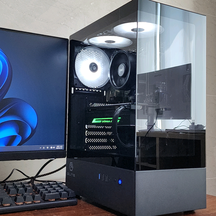 (S급)게이밍 라이젠5-2600X, GTX1060*6GB, DDR4램 16GB 컴퓨터 본체 이미지