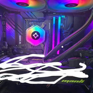 라이젠 5800x3d b550 850w ddr4 32g 반본체 팔아요 이미지