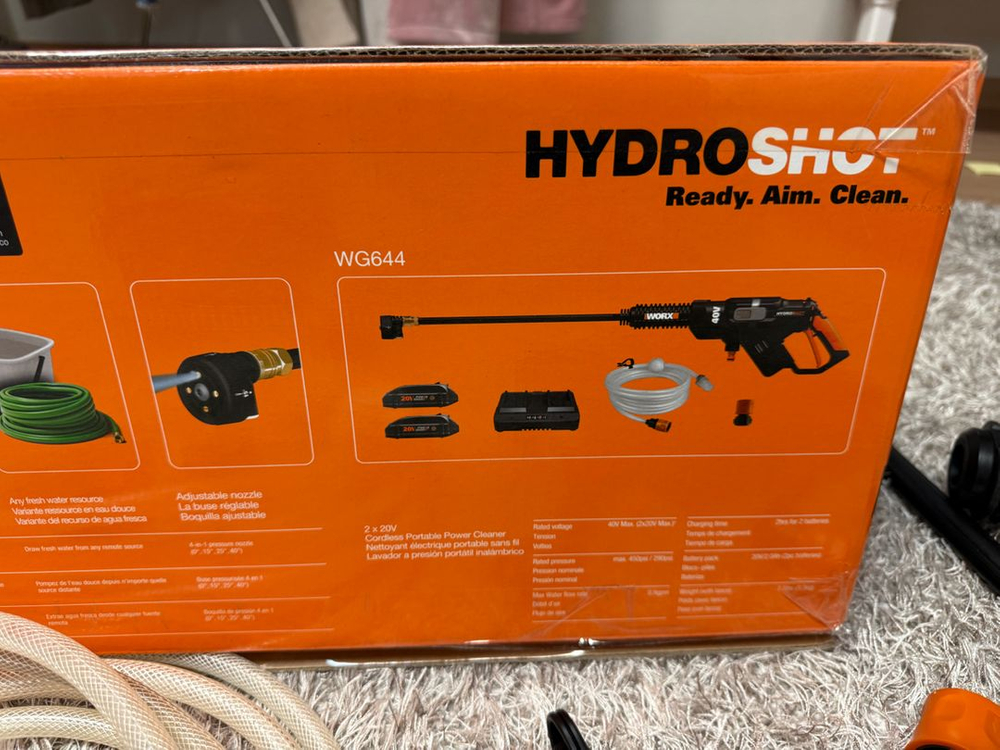 WORX 웍스 HYDROSHOT WG644 고압세척기,세차(가격인하) 이미지