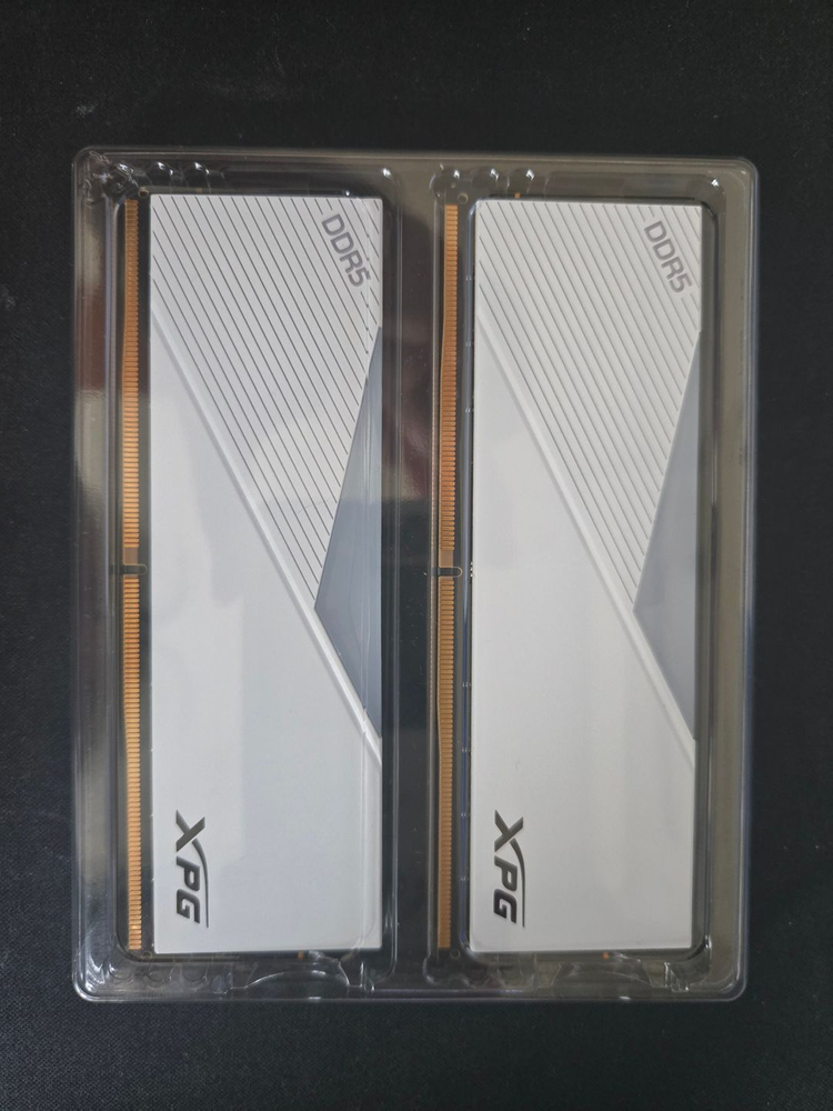 ADATA DDR5 6000 CL30 LANCER RGB 화이트 패키지 코잇 [64GB(32Gx2)] 이미지