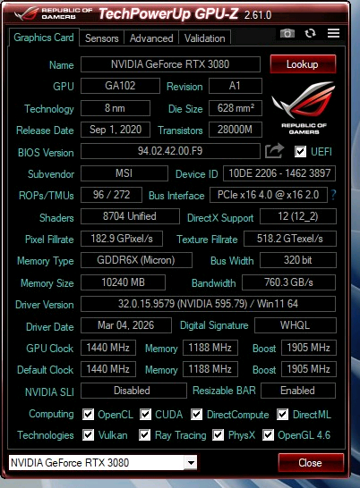 10900K RTX 3080 SUPRIM 990 EVO PLUS 1TB 850W 본체 판매 이미지