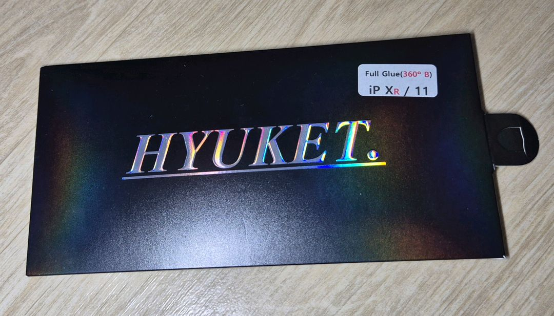 휴켓 아이폰 XR/11 울 투명 플커버 액정보호 필름 이미지