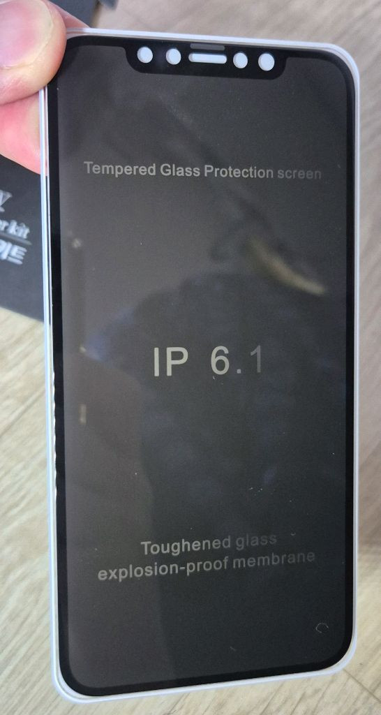 휴켓 아이폰 XR/11 울 투명 플커버 액정보호 필름 이미지