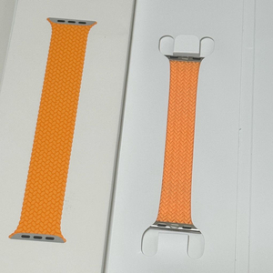 애플워치 브라이트오렌지 브레이드솔로루프(사이즈 2)(38/40/41mm) 이미지