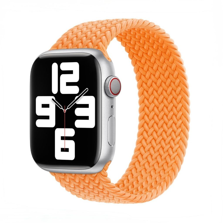 애플워치 브라이트오렌지 브레이드솔로루프(사이즈 2)(38/40/41mm) 이미지