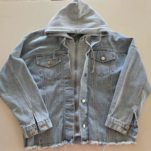 이중 청 후드 자켓 F 이미지