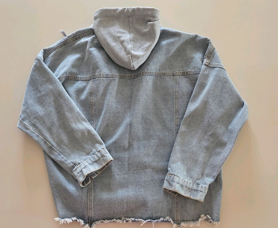 이중 청 후드 자켓 F 이미지