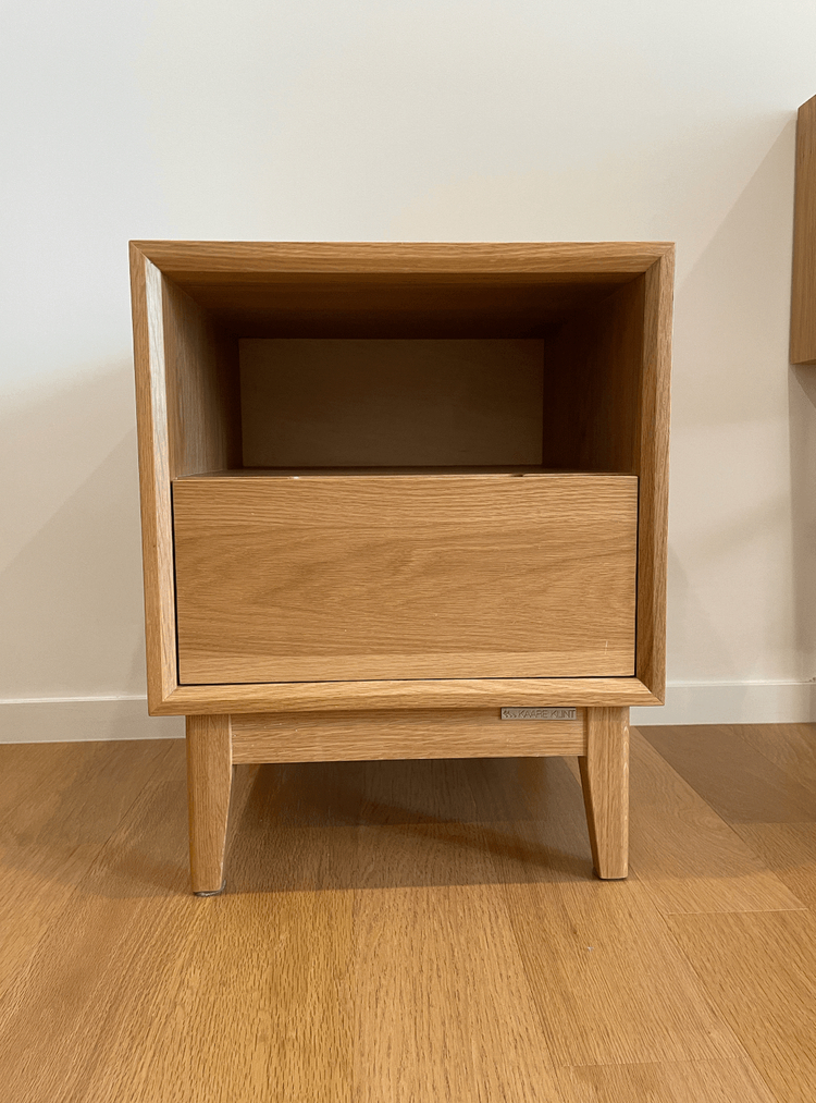 카레클린트 원목 오크 화장대&수틀(의자) + 오크 협탁 판매합니다. 이미지