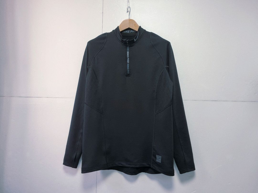 남성 구형 나이키 프로 PRO 하이퍼웜 반집업 기능성 긴팔 티 트레이닝복 이미지