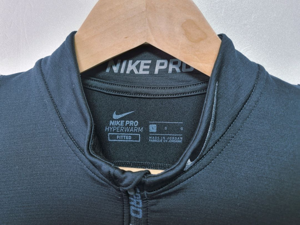 남성 구형 나이키 프로 PRO 하이퍼웜 반집업 기능성 긴팔 티 트레이닝복 이미지