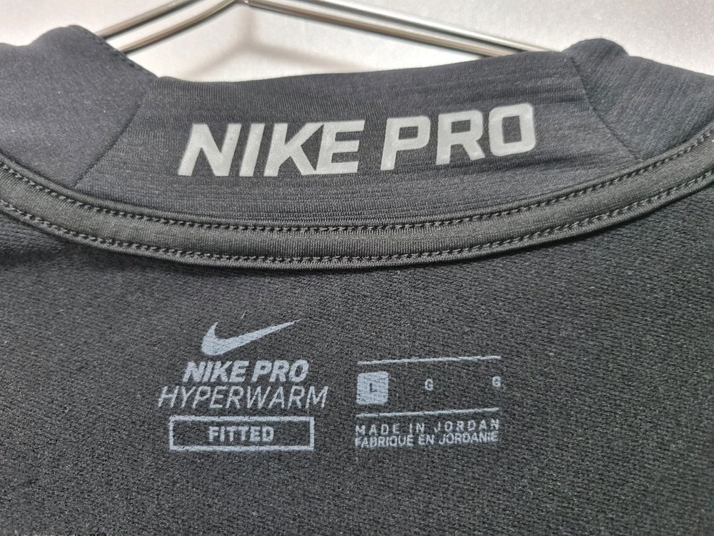 남성 구형 나이키 프로 PRO 하이퍼웜 반집업 기능성 긴팔 티 트레이닝복 이미지
