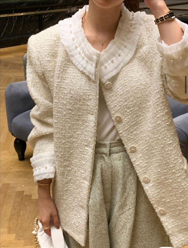 바이씨니 제작 샬롯트위드자켓 이미지