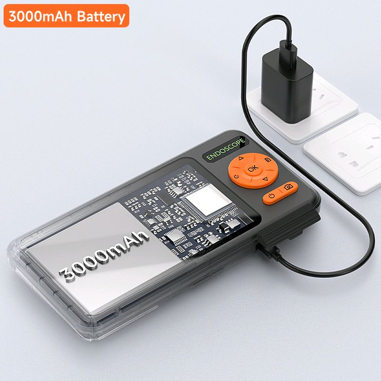 새상품] 오토포커스렌즈5MP 사진,녹화 SD 초고화질 내시경카메라5M 4.5인치 누수탐지 배관검사 이미지