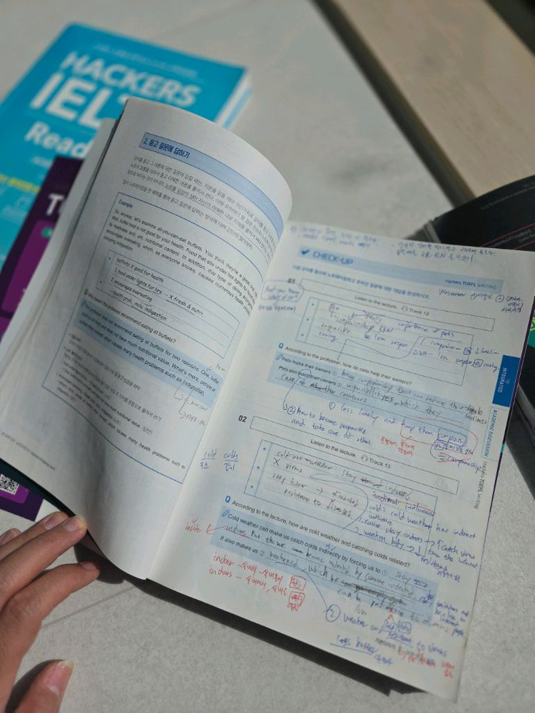 해커스 토플 리스닝, 라이팅, 아이엘츠 등 이미지