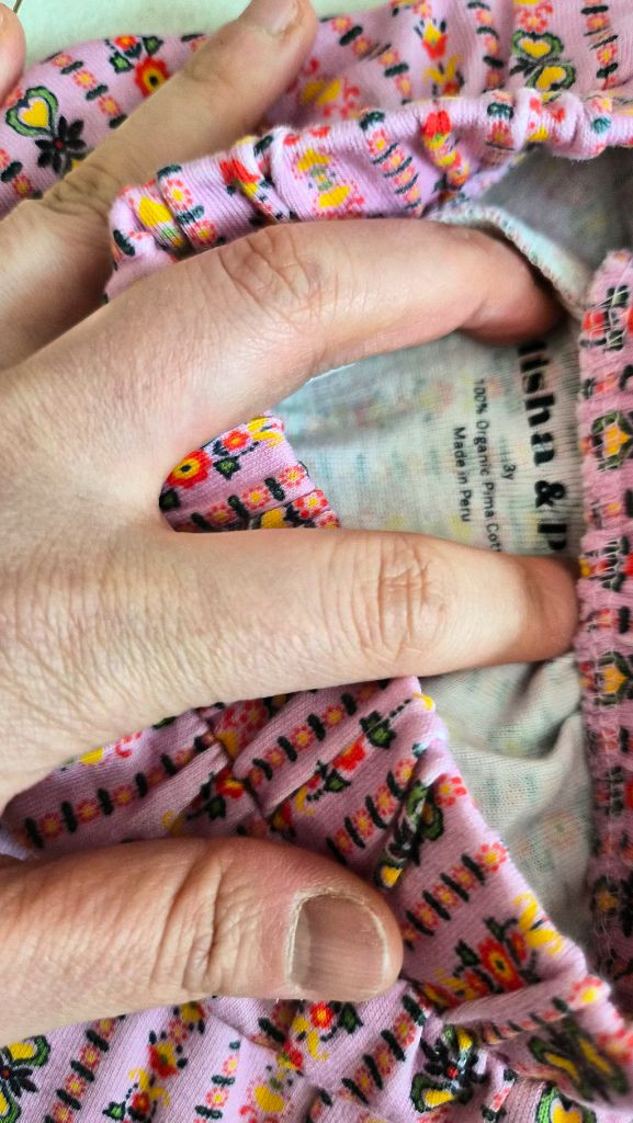 미샤 핑크 보헤미안 러플 피마 셋업 상2하3 이미지