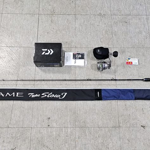 시마노 Game Type Slow Slow J 낚시대와 다이와 Saltiga 15HL 릴 세트 이미지